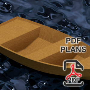 350 cm x 157 cm – barco a remo - plantas em PDF