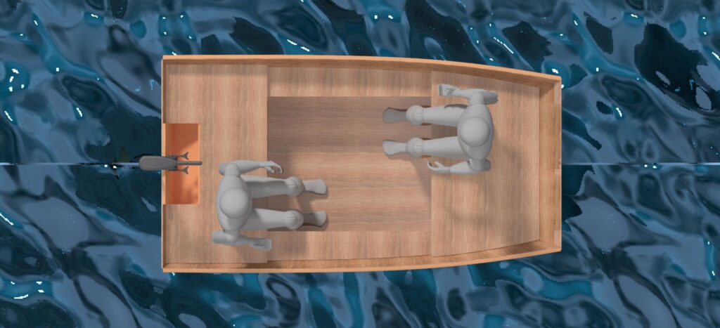 290 cm x 155 cm - Power Boat - Plans